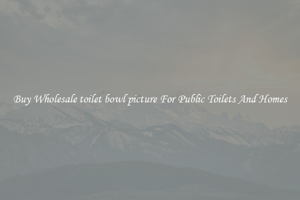 Buy Wholesale toilet bowl picture For Public Toilets And Homes