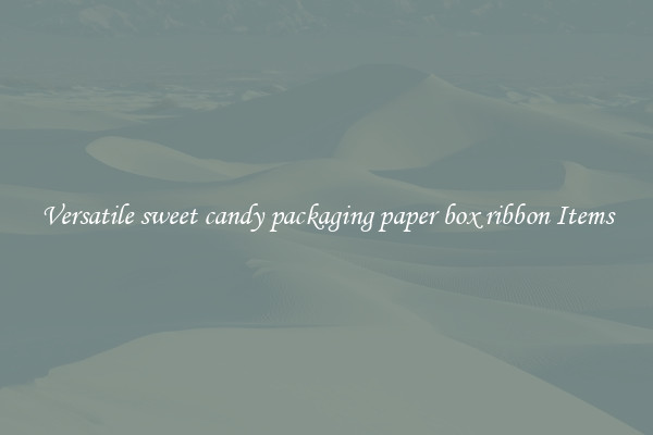 Versatile sweet candy packaging paper box ribbon Items